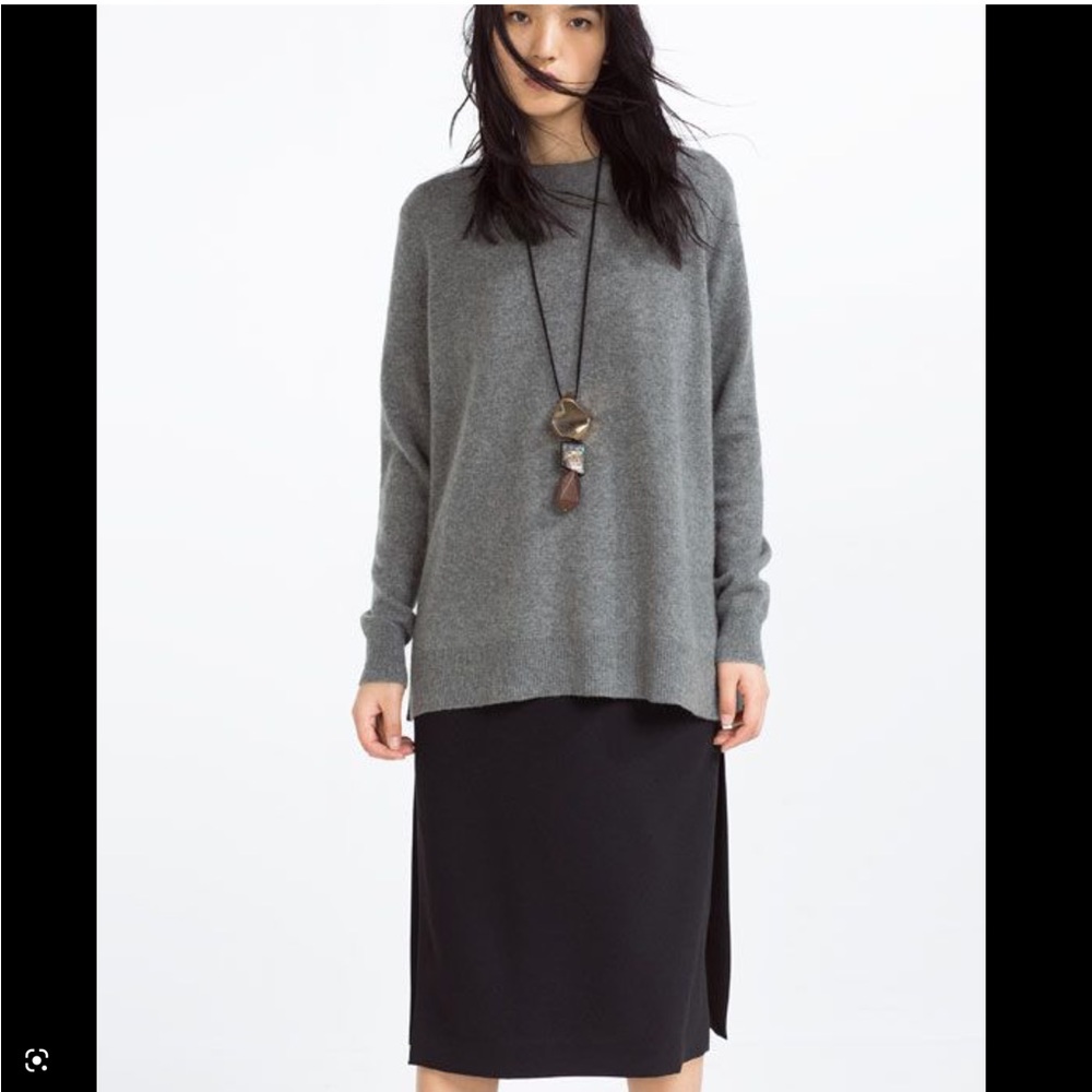 Zara oversized cashmere sweater